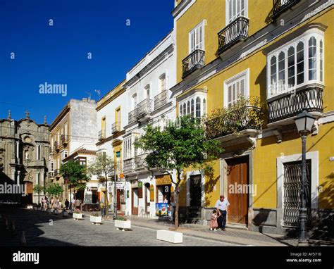 Spain Tarifa Old Town Costa de La Luz Cadiz Province Andalucia Andalusia Stock Photo - Alamy