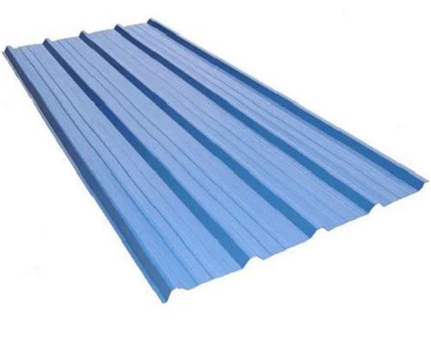 X Feet Rectangular Colour Coated Mild Steel Roofing Sheet Heat