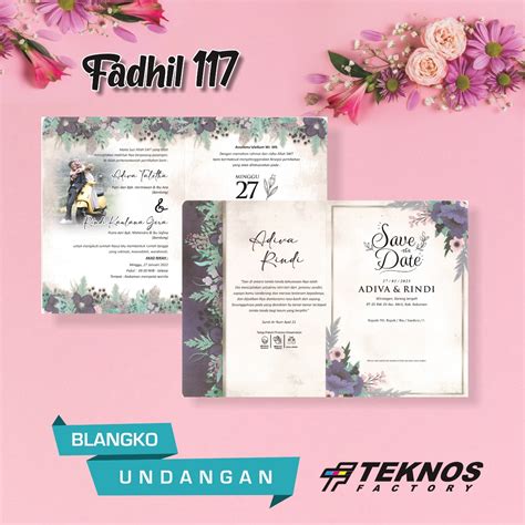 100 PCS BLANGKO UNDANGAN NIKAH BLANKO UNDANGAN KOSONGAN FADHIL 117