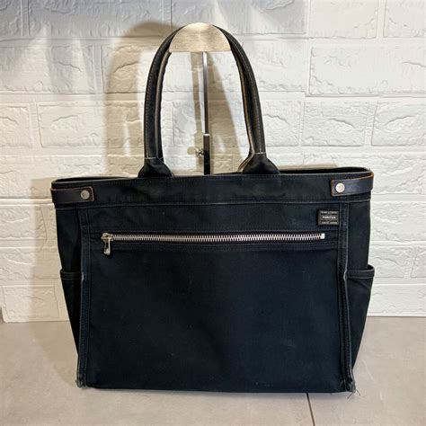 Yahoo オークション PORTER GIRL NAKED トートバッグ L 黒 ブラック