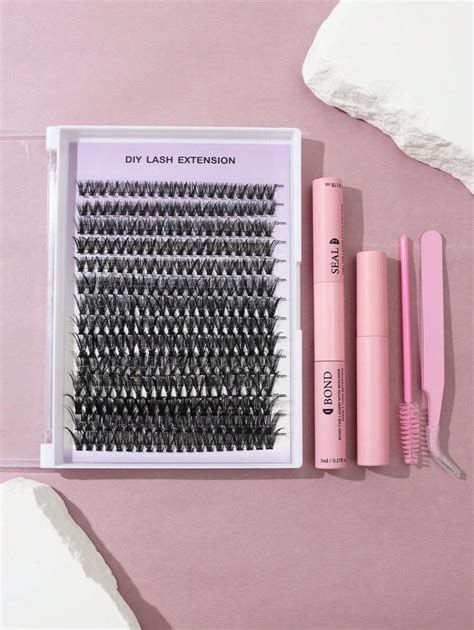 Pcs False Eyelashes Set High Capacity Hot Melt Natural Beginner Single Cluster Diy Segmental