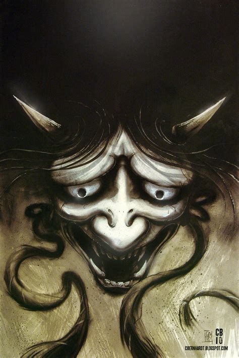 Hanya Mask by cbernhardt on DeviantArt