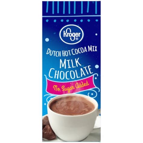 Kroger No Sugar Added Milk Chocolate Dutch Hot Cocoa Mix Ct Kroger