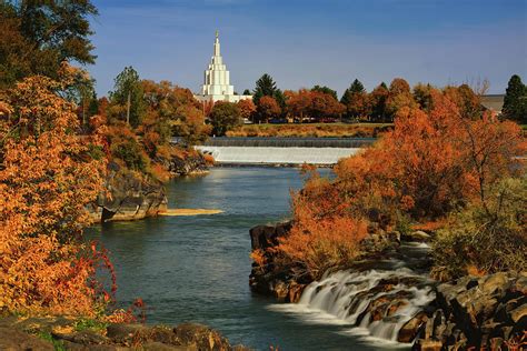 Idaho Falls Autumn Photograph by Greg Norrell - Fine Art America