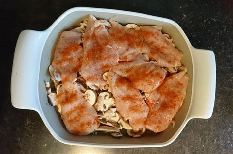 Champignon Putenschnitzel Aus Dem Backofen Frau Petra Kocht