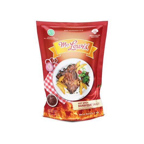 Jual Mc Lewis Hot Spicy Barbeque Sauce Kg Shopee Indonesia