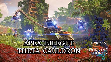 Horizon Forbidden West Burning Shores DLC Apex Bilegut THETA Cauldron