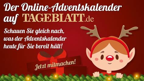 TAGEBLATT Online Adventskalender Geschenk für Tierfreunde