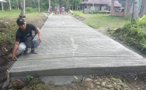 Pembangunan Jalan Rabat Beton Untuk Di Pedesaan Ready Mix