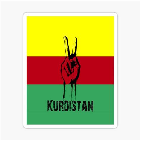 "KURDISTAN Flag " Sticker for Sale by KurdishShops | Redbubble