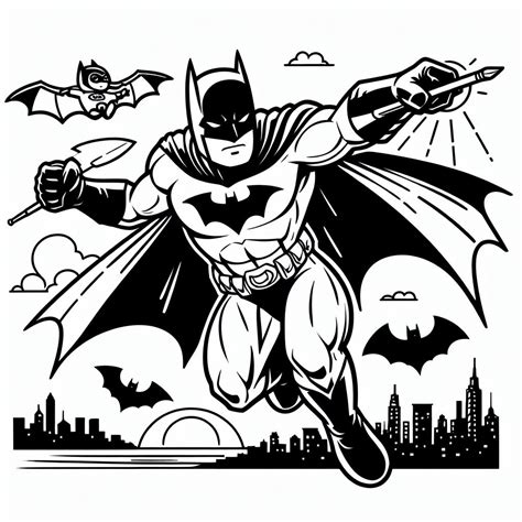 Batman Kleurplaten Kleurplaten Kind