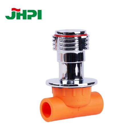 Factory Custom Orange Ppr Pipe Concealed Valve Hot And Cold Water Stop Valve Stop Valve And
