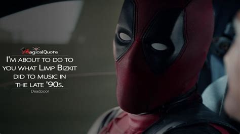 Deadpool Quotes - MagicalQuote | Movie quotes, Famous movie quotes ...