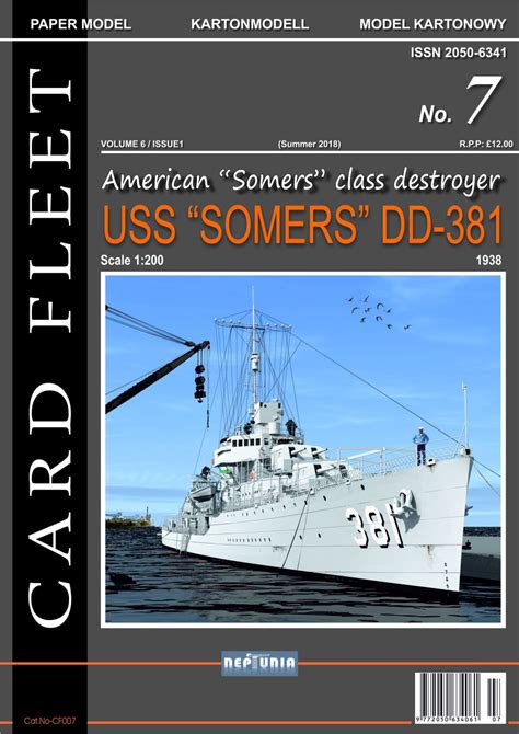 Us Destroyer Uss Somers Dd 381 Fentens Papermodels