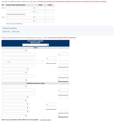 solved journalize  additional cash investment   cheggcom