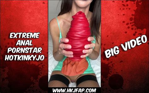 September Big Video Hotkinkyjo Fuck Her Ass With Prolapse Dildo From Oieffur Anal