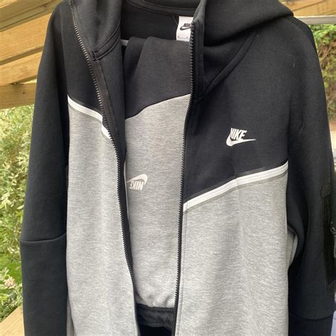 Nike Tech fleece tracksuit Size medium Good... - Depop