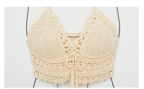 19 phụ nữ áo tắm mới chia tay của Hàn Quốc Màu be gợi cảm rỗng tụ tập Đan Bikini Beach Bikinis