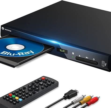 WONNIE Blu Ray DVD Player For TV HD 1080P Players With HDMI AV Coaxial