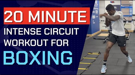 20 Minute Intense Circuit Workout For Boxing Youtube