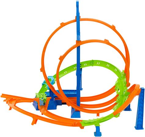 Best Buy Hot Wheels Epic Crash Dash Track Set With Crash Zones Hnl