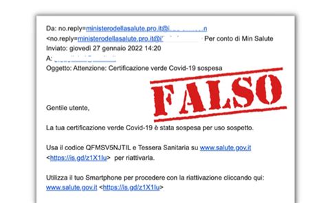 Truffa Del Green Pass L Allarme Del Ministero Della Salute Tgverona