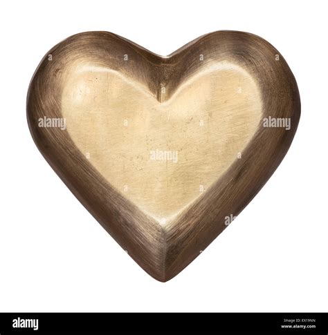 Heart Shape Metal Texture Isolated Stock Photo Alamy