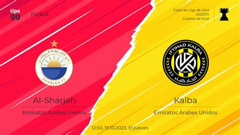 Al Sharjah Vs Ittihad Kalba El En La Copa De Liga De Eau