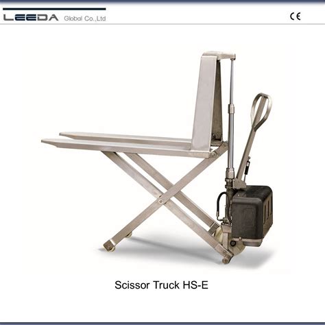 Hl S E Stainless Electric High Lift Scissor Truck With Mm Fork Width