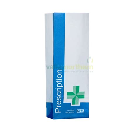 Propac Nhs Paper Prescription Bags Blue H X W X G Mm