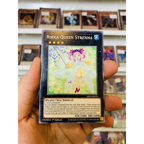 Thẻ Bài Lẻ Yugioh Mã Mp21 En131 Rikka Queen Strenna Common 1st Edition Shopee Việt Nam