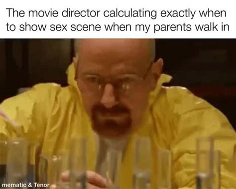 The Movie Director Calculating Exactly When To Show Sex Scene When My Parents Walk In IFunny