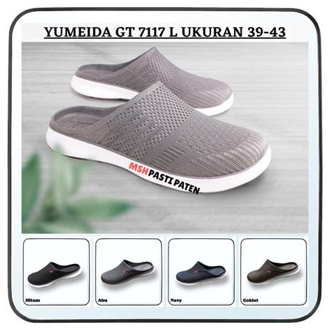 Jual Cod Sepatu Sandal Karet Pria Merk Yumeida Gt L Ukuran