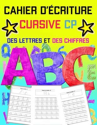 Cahier D Criture Cursive Cp Des Lettres Et Des Chiffres Cahier D