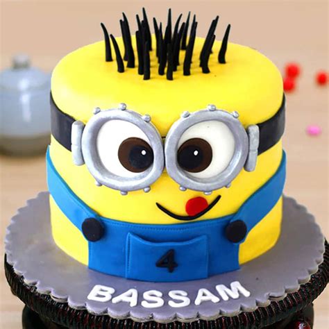 Buy Naughty Minion Fondant Cake Online Order Now