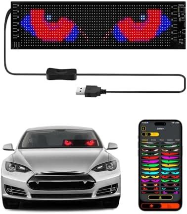 Amazon Mimirgb Letrero Led Para Auto Pantalla Led Programable