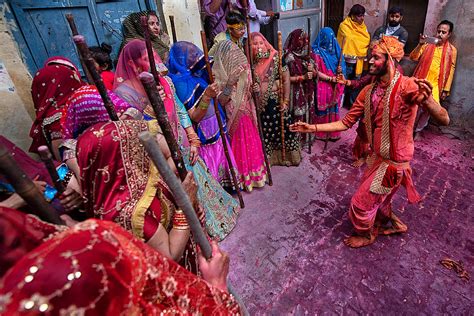 Barsana Holi Mood I Photograph by Abhraneel Chakraborty - Pixels