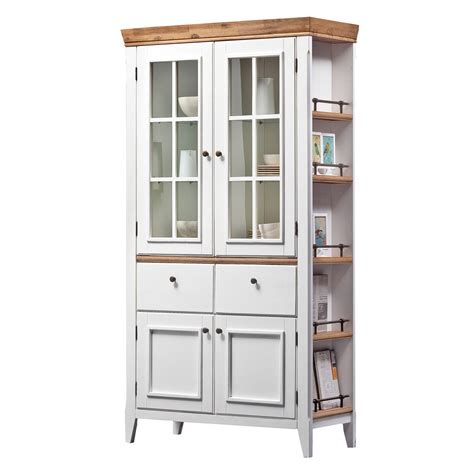 Шкаф витрина низкий напольный 95 фото