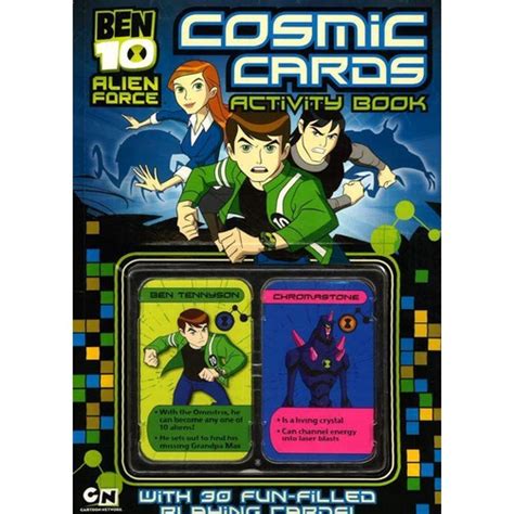 BBW Ben 10 Alien Force Cosmic Cards Activity Book ISBN 9781405251204 Shopee Malaysia