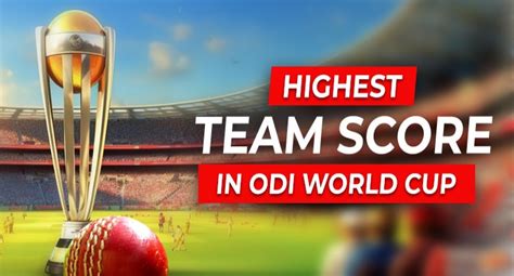 Highest Score in ODI Cricket World Cup History 2023