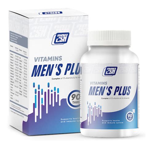 Мужской сбалансированный комплекс витаминов и минералов Vita Men's Plus ...