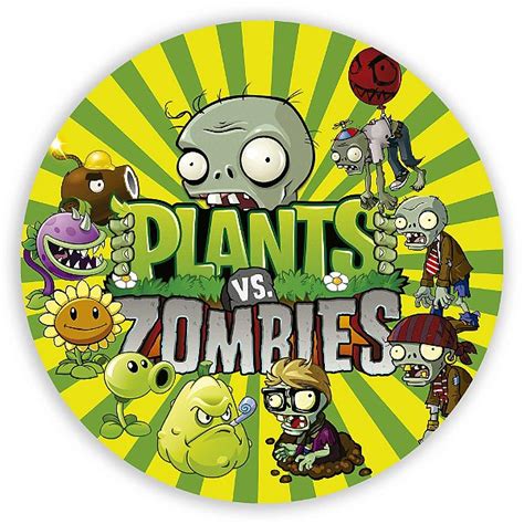 Painel Redondo Plants Vs Zombies Sublimado D Sublitex Pain Is