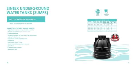 PVC Sintex Underground Water Storage Tanks Sumps At Rs 14499 5 Piece In