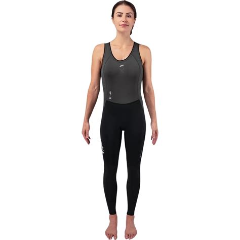 Zhik Womens Microfleece X Skiff Long John Wetsuit Skf Black