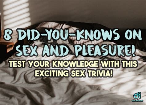 Fun Facts On Sex Pleasure