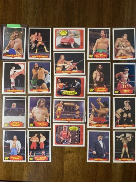 Topps Wwf Wwe Pro Wrestling Stars Rookie Hulk Hogan Cards Nm