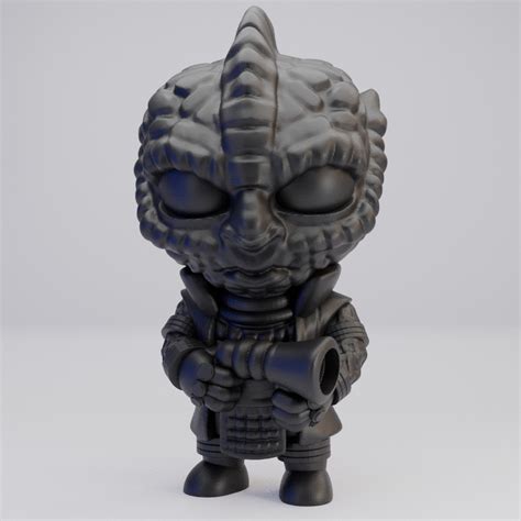 Hot Goblin チビエイリアンB フィギュア ホットゴブリン SF TRPG 銃