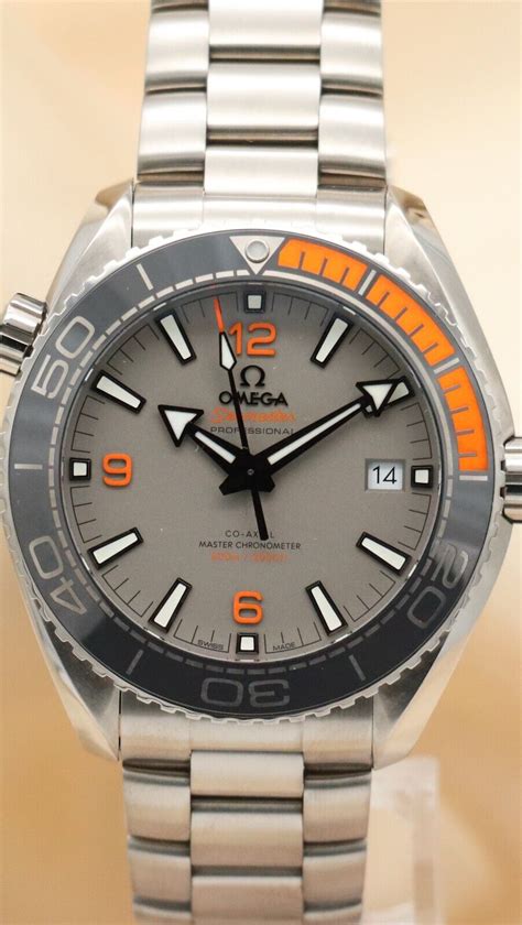 Omega Seamaster Planet Ocean Gray Men S Watch 215 90 44 21 99 001 For Sale Online Ebay