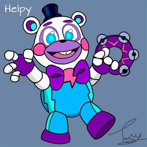 Glamrock Helpy By Phantomfox04 On Deviantart
