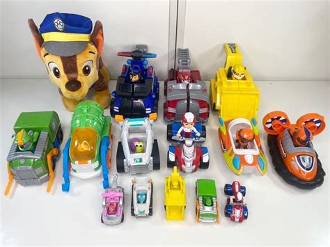 【やや傷や汚れあり】mj230426 2【まとめ売り】paw Patrol パウパトロール おもちゃ タカラトミー ミニカー ぬいぐるみ 色々